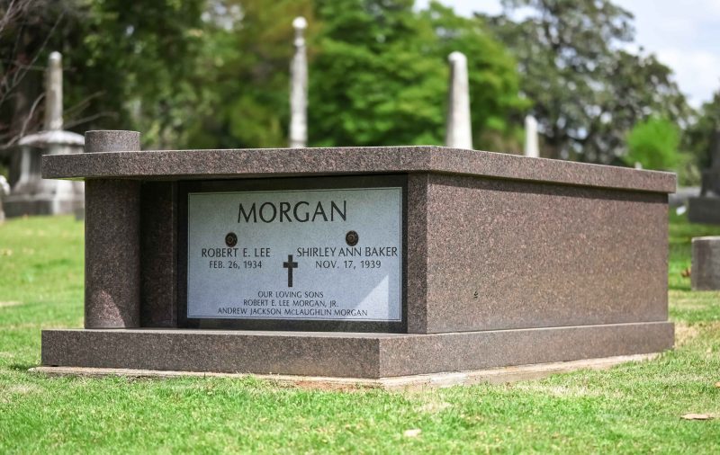 Companion Two Person Morgan Brown Granite Memorial