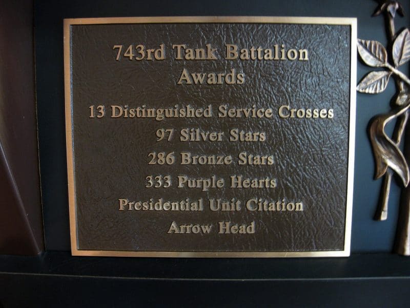 Battalion Awards Plaque