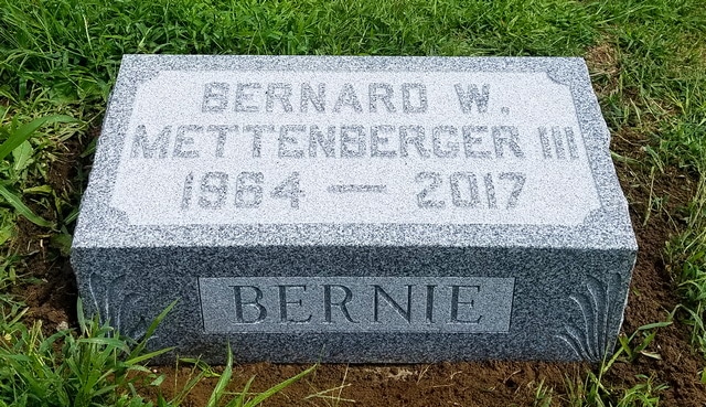 Bernie Classic and Traditional Gray Headstone
