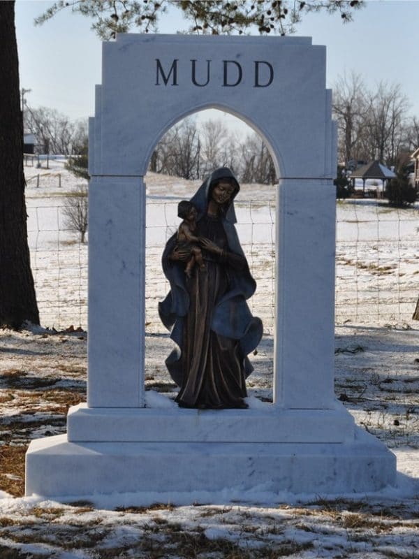 Bronze of Mother and Child Statue